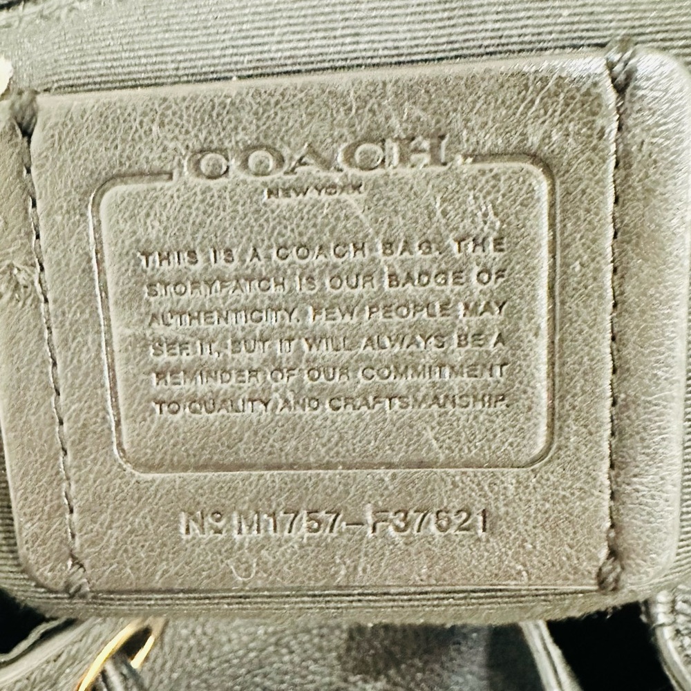 COACH Mini Billie Backpack Pebble Leather Black Ladies Genuine‎ Leather Bag - Picture 12 of 13